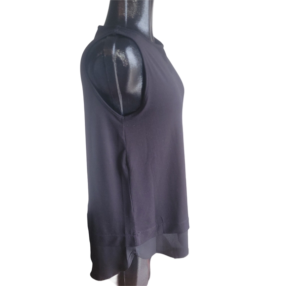 Banana Republic Black Sleeveless Top L - Picture 3 of 5